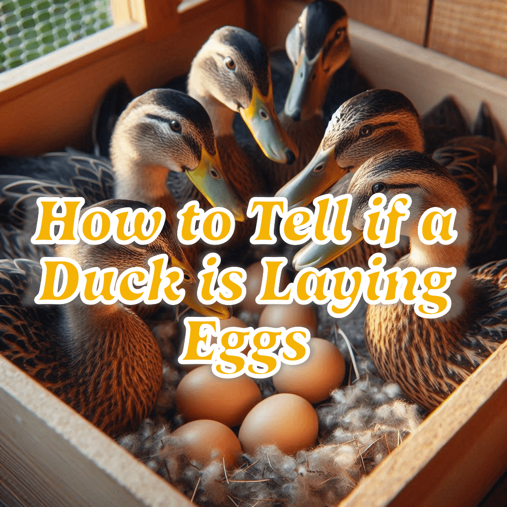 How to Tell if a Duck is Laying Eggs