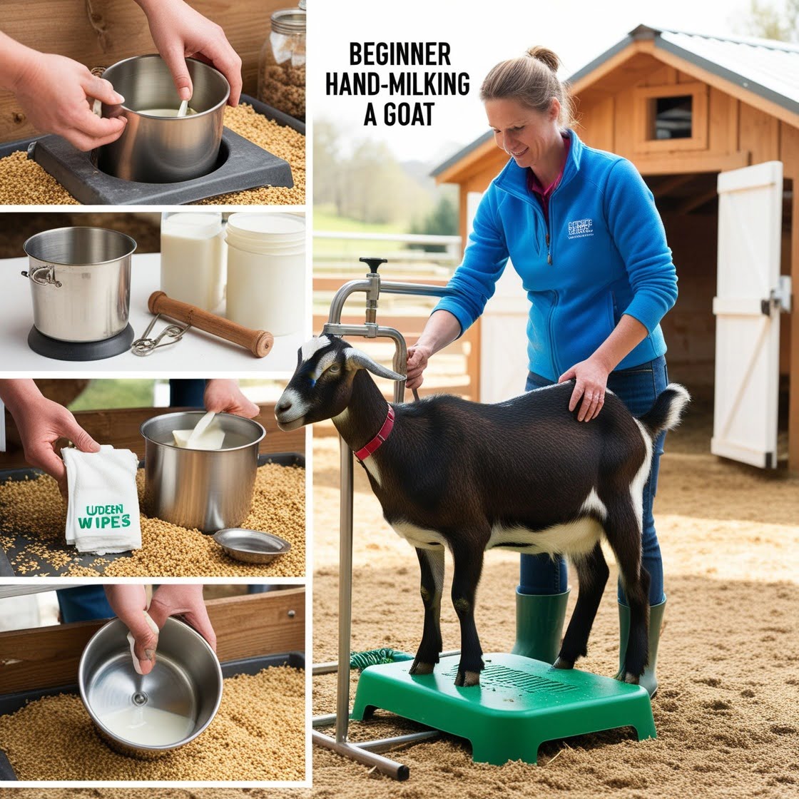 How to Milk a Goat by Hand for Beginners